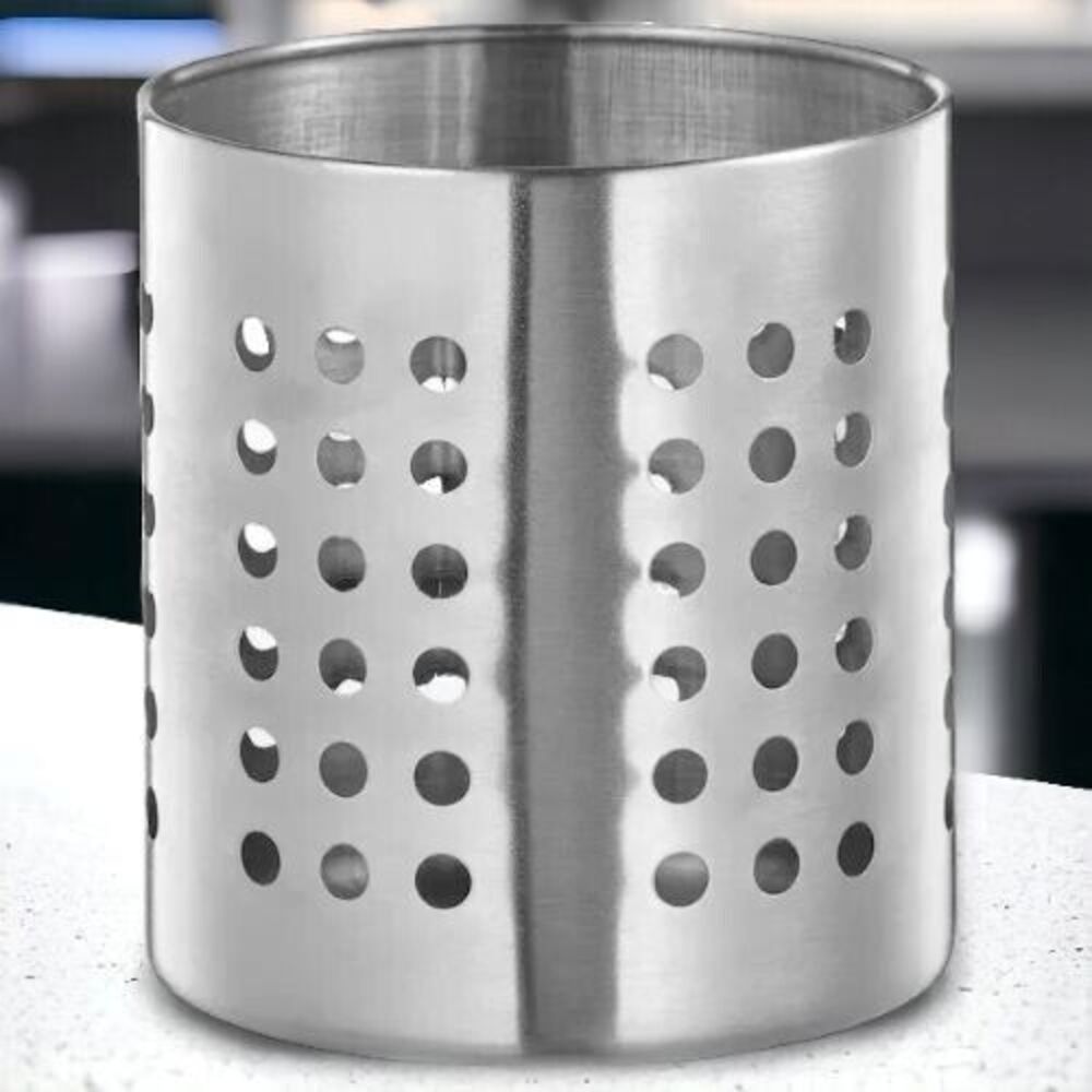 IKEA ORDNING Kitchen Utensil Holder Stainless Steel 5‎ 3/8 "